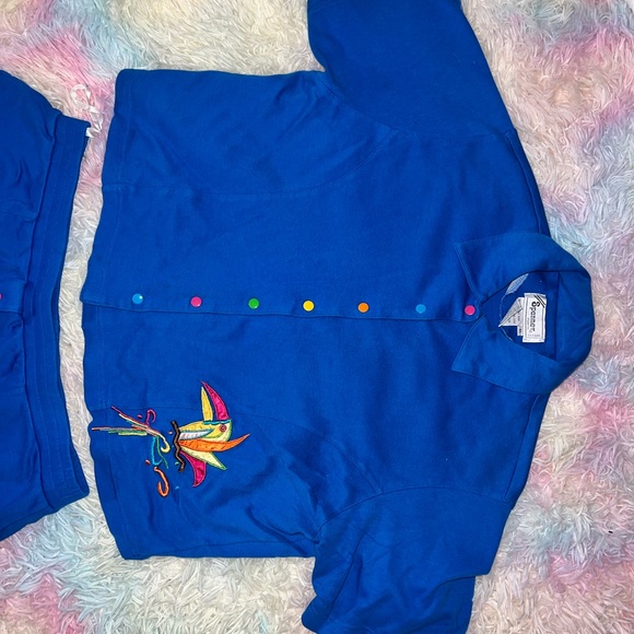 SPANNER Blue Skirt Set with Colorful Accents - Picture 2 of 16